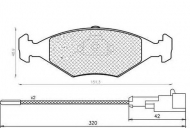 Комплект тормозных колодок MAGNETI MARELLI 430216171024