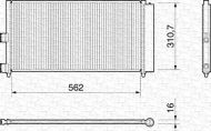 Конденсатор MAGNETI MARELLI 350203158000