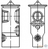 Клапан BEHR HELLA SERVICE 8UW 351 024-591