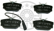 Комплект тормозных колодок OPTIMAL 12189