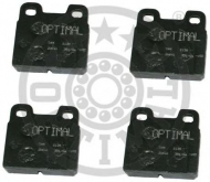 Комплект тормозных колодок OPTIMAL 2138