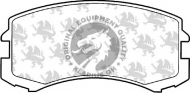 Комплект тормозных колодок QH Benelux BP1613