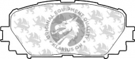 Комплект тормозных колодок QH Benelux BP1617