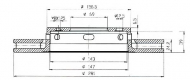 Тормозной диск QH Benelux BDC4572
