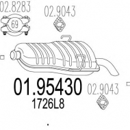 Амортизатор MTS 01.95430