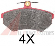 Комплект тормозных колодок A.B.S. 36790S