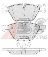 Комплект тормозных колодок A.B.S. 37551