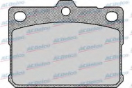 Комплект тормозных колодок ACDelco AC058169D