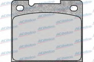 Комплект тормозных колодок ACDelco AC058438D