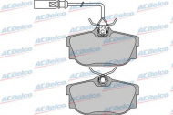 Комплект тормозных колодок ACDelco AC611981D