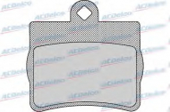 Комплект тормозных колодок ACDelco AC653681D