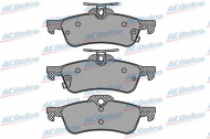 Комплект тормозных колодок ACDelco AC800681D