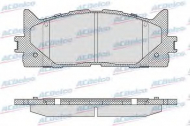 Комплект тормозных колодок ACDelco AC892981D