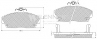 Комплект тормозных колодок FLENNOR FB210244