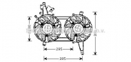 Вентилятор AVA QUALITY COOLING FT7542