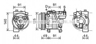 Компрессор AVA QUALITY COOLING SUK083