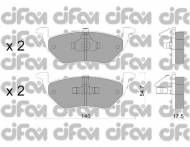 Комплект тормозных колодок CIFAM 822-907-0