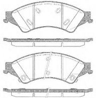 Комплект тормозных колодок WOKING P14243.02