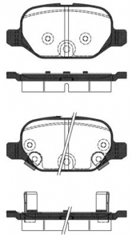 Комплект тормозных колодок WOKING P6273.32