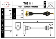 Вал EAI T88111