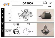 Стартер SNRA OP9008