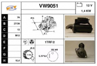 Стартер SNRA VW9051
