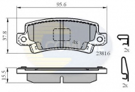 Комплект тормозных колодок COMLINE CBP3942