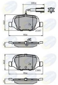 Комплект тормозных колодок COMLINE CBP11026