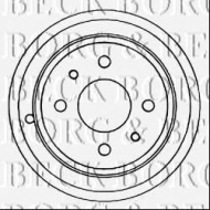 Тормозный барабан BORG & BECK BBR7086