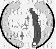Комлект тормозных накладок BORG & BECK BBS6101