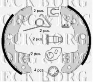 Комлект тормозных накладок BORG & BECK BBS6123