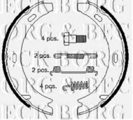 Комлект тормозных накладок BORG & BECK BBS6219