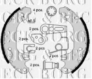 Комлект тормозных накладок BORG & BECK BBS6242