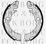 Комлект тормозных накладок BORG & BECK BBS6303