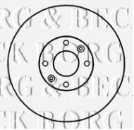 Тормозной диск BORG & BECK BBD4717