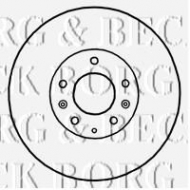Тормозной диск BORG & BECK BBD4751