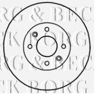 Тормозной диск BORG & BECK BBD4818