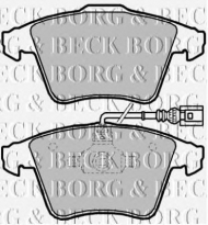 Комплект тормозных колодок BORG & BECK BBP2144