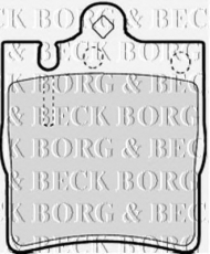 Комплект тормозных колодок BORG & BECK BBP2161