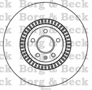 Тормозной диск BORG & BECK BBD5992S
