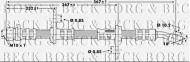 Шлангопровод BORG & BECK BBH6204