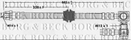 Шлангопровод BORG & BECK BBH6725