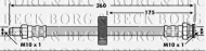 Шлангопровод BORG & BECK BBH6775