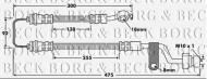 Шлангопровод BORG & BECK BBH7467