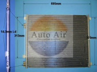 Конденсатор AUTO AIR GLOUCESTER 16-1043A