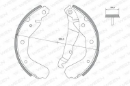 Комлект тормозных накладок WEEN 152-2208