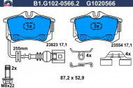 Комплект тормозных колодок GALFER B1.G102-0566.2