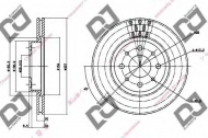 Тормозной диск DJ PARTS BD1293