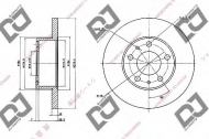 Тормозной диск DJ PARTS BD1469
