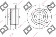 Тормозной диск DJ PARTS BD1364